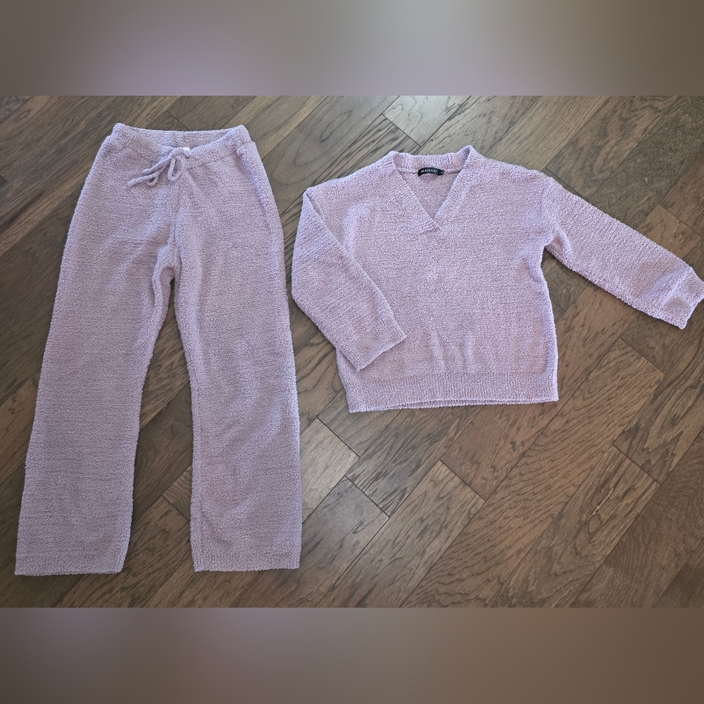 Cozy Ladies Pajama Set in Light Purple